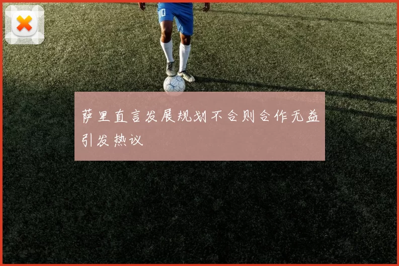 萨里直言发展规划不合则合作无益引发热议